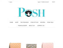 Tablet Screenshot of poshtulsa.com